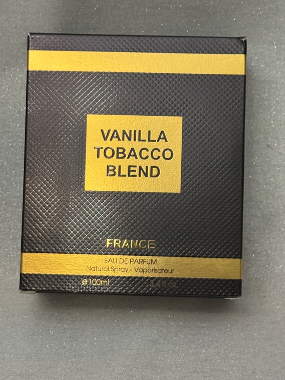 Vanilla Tobacco Blend Men’s Eau de Parfum - Black/Gold